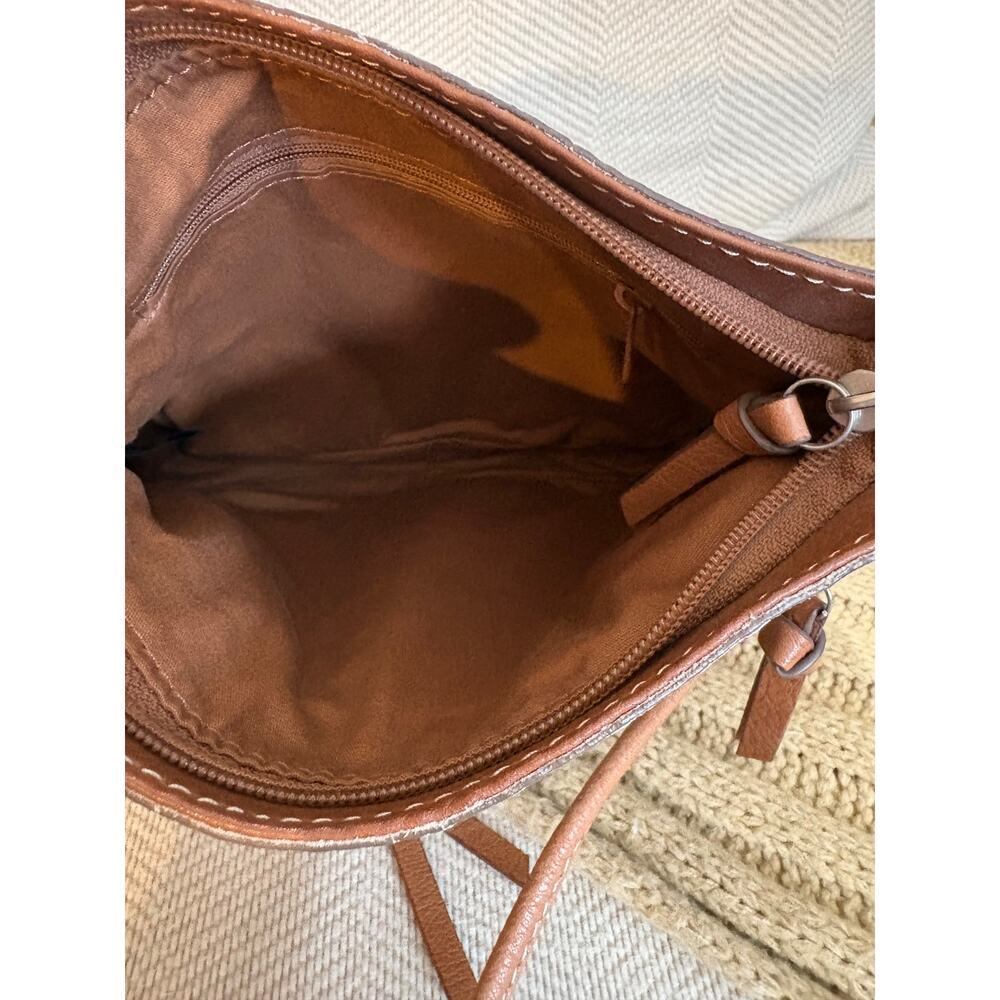 Fossil Multicolor Floral Patchwork Crossbody Bag … - image 8